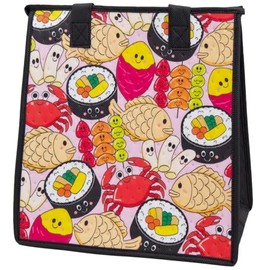 Tropical Paper Garden - Medium Insulated Lunch Bag - Kimbap Blush