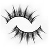 Natural False Eyelashes, Manga Lashes with Clear Band, Spiky Wispy