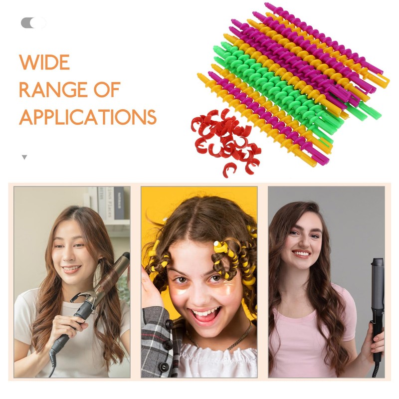 Spiral Perm Tool Barber Hairdressing Styling 22pcs Spiral Curl Styling