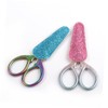 Vaguelly 2 pcs Glitter Manicure Scissor Covers Stylish Protective Case