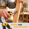 DEKOPRO 94 Piece Tool Set Household DIY Tool Kit for