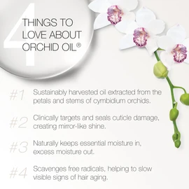 REDAVID Orchid Oil Ultra Nourishing Treatment - Luxury Hair Oil made from Cymbidium Orchids for Damaged, Curly Hair - Clinically Strengthens, Adds Protein & Hydrates Hair (90ml)