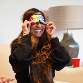 SURPRISE FUN TIME Surprise Me Blindfold | Eye Mask for Birthday Parties, Adult Play, Surprises, Games, Team Building, Party Supplies | Surprise Fun Time Accessory