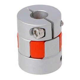 Powertool Motor Coupler Flexible Shaft Coupling, Aluminium Alloy Joint Connector for DIY Encoder, 3D Printer, CNC Machine (D30 mm x L40 mm, 8 mm to 10 mm)