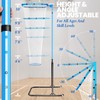 Volleyball Setter Training Net，Height & Angle Adjustable Volley Ball Training