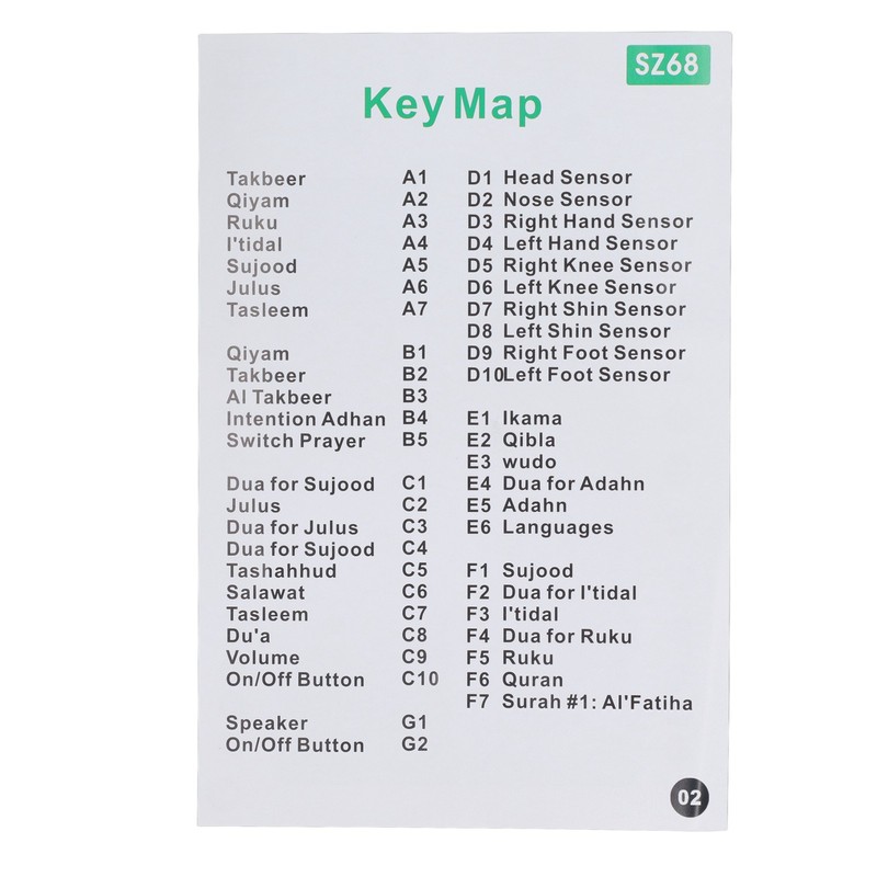 Electronic Muslim Prayer Mat 7 Languages Smart Touch Sensitive Educational