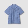 JAJU [JAJU] Men's 60s Cotton Line 5-part Pajama Set_Light Navy
