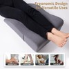 Leg Elevation Pillow with Soft Memory Foam, Wedge Pillow for