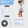 KEEFITT Knee Cast Cover for Shower, Waterproof Bandage and Cast