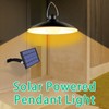 Solar Powered Pendants Light with Adjustable Panel Auto ON/OFF Lighting