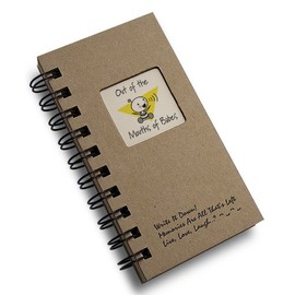 Out of the Mouths of Babes - MINI Kraft Hard Cover (prompts on every page, recycled paper, read more...)