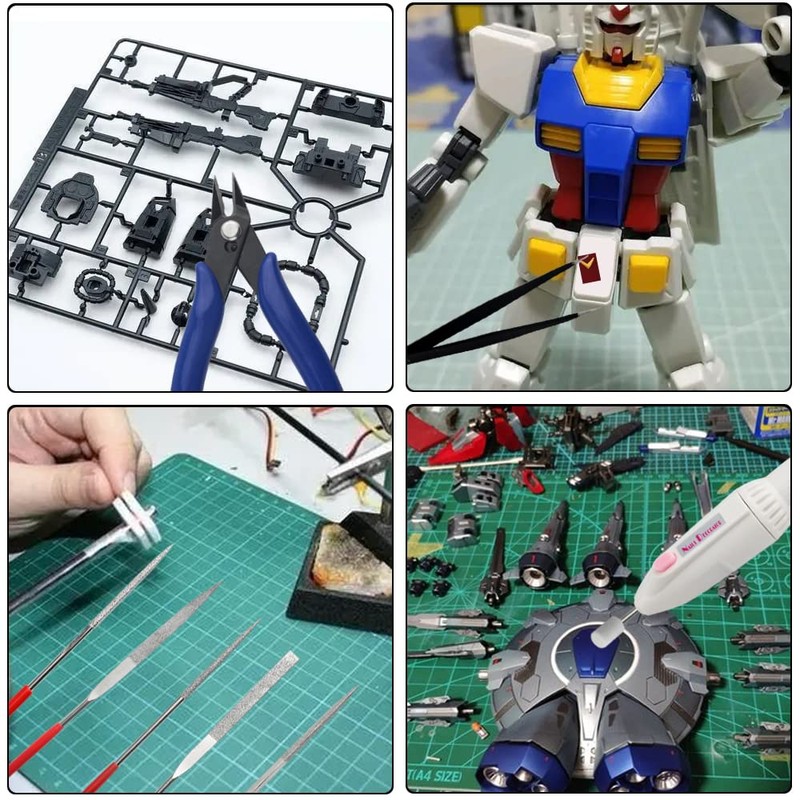 WMYCONGCONG 31-Piece Set Plastic Model Tool, Beginner Tool Set, Model