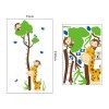 DaraBaby Vinil Decorativo Infantil Regla Medicion Cuarto Sala Jirafa