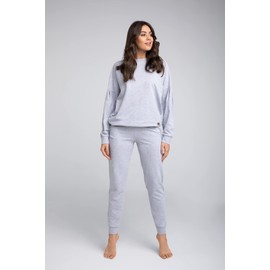 Italian Fashion Lounge Set Women's Leisure Suit Women's Tracksuit Women Jogging Suit Women Set 2-Piece Stylish Streatwear Tracksuits for Ladies S-XXL, gray, XXL