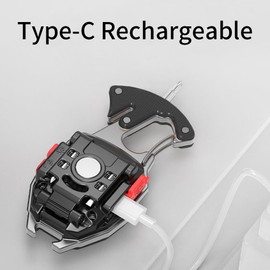 BY-J COB Keychain Work Light Keychain Flashlights 7 Light Modes 1600Lumen,COB Multi-Function Mini Work Light with Electric Lighter, Seat Belt Cutter, Screwdriver, Whistle