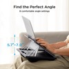 Adjustable Laptop Stand with 8 Angles - Dual Cushion Desk