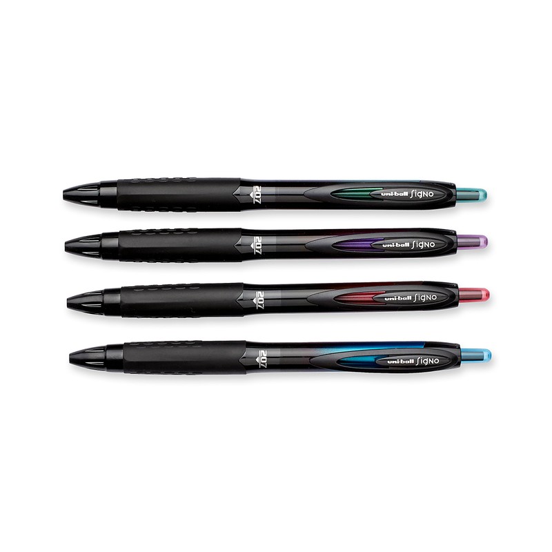 uni-ball 207 BLX Infusion Retractable Gel Pens, Medium Point (0.7mm),