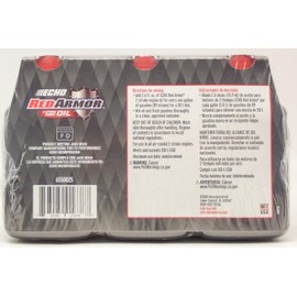 ECHO RED ARMOR 2.5 GALLON MIX TWO STROKE OIL 6 PACK 6.4OZ BOTTLES
