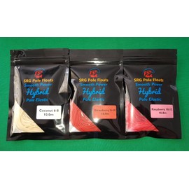 30.0m Hybrid Pole Elastic (10.0m Coconut, Strawberry and Raspberry each)