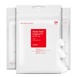 COSRX Acne Pimple Patch Absorbing Hydrocolloid Original 3 Size Patches for Blemishes and Zits Cover, Spot Stickers for Face and Body, Not Tested on Animals (72 count) (3 packs) 