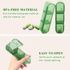 2 PCS Travel Pill Organizer 3 Times a Day,Weekly Pill