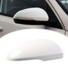White Rearview Mirror Cover Cap Door Wing Mirror Cover Cap