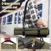 QIQU Army Green Chef Knife Bag With 10 Slots Cutlery