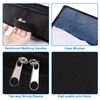 Fixwal Black Underbed Storage Bags with Clear Window and 2