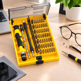 45-in-1 Magnetic Precision Screwdriver Set – Multi-Bit Repair Tool Kit with Tweezers for Electronics & DIY
