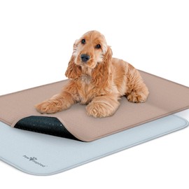 Paw Inspired Washable Crate Liners for Dogs (2 Pack) | Leakproof, Non-Slip Pee Pads for 48-Inch Kennels | Reusable Puppy Pads for Potty Training, Whelping, Waterproof Mat (47"x29" Size, Pack of 2)