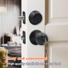 Solidware Entry Door Knob and Single Cylinder Deadbolt Combo, Keyed