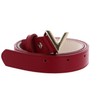 VALENTINO Round Women's Belt W100 Rosso - Can be Shortened,
