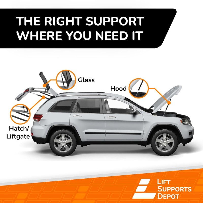 Lift Supports Depot Qty (2) Compatible with Bentley Continental GT