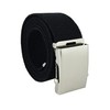 UPGRADE 3STYLE Military Style Sliding Buckle Belt, Black Classic 4