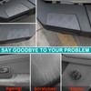 Car Alloy Black Front Bumper Protection Pedal Corner Cover Compatible