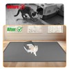 Silicone Cat Litter Mat 50" x 36" Cat Mat for