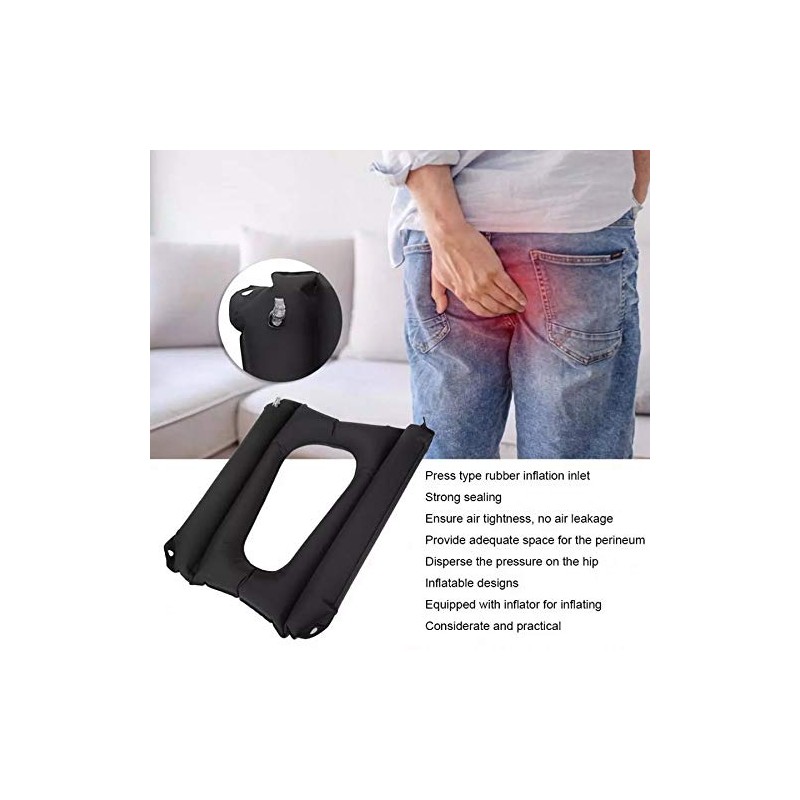 Tuperoymse Washable Household Inflatable Bedpan Elderly Patients Care Anti Bedsore