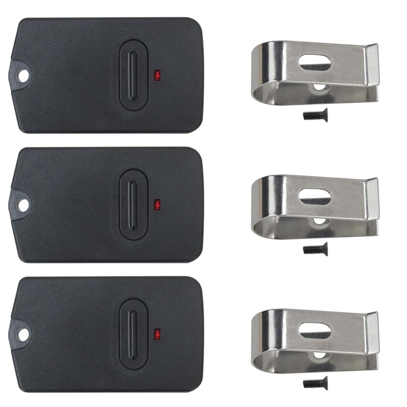 WELURE RB741 FM135 Gate Opener Remote (3-Pack) Replacement for GTO