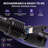 ULTRAFIRE Rechargeable 395nm UV Flashlight Zoomable