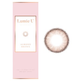 [ 乱視用 カラコン ] Lumie U TORIC (ルミエユートーリック) CYL-0.75 ワンデー 10枚入り アーモンドブラウン (度あり) [-4.50]
