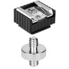 Flash Hot Shoe Mount Adapter to 1/4 Thread Hole with