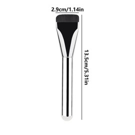 SDECRW Soft Hair Makeup Brush, Flat Foundation Makeup Brush, Concealer Brush, Ultra Thin Makeup Brush, Foundation Brush, Contouring Brush, Face Makeup Tool Brush, Make Up Brush, Ultra Thin (2 Pieces)