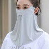Adjustable Neck Cover Air-Hole Jogging Mask Cooling Mask Pink 2ea