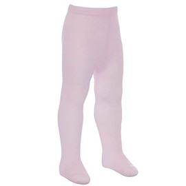 Tick Tock Baby Girls Cotton Rich Plain Tights Pink 18-24 months