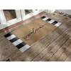 AAZZKANG Welcome Mats Outdoor with Non Slip Rubber Backing Easy