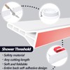 Raycity 3" High Shower Threshold Water Dam 59 IN Collapsible