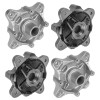 Caltric Front & Rear Wheel Hubs For Polaris Ranger 900