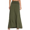 EXCHIC Women's Boho Flod Over Long Maxi Skirt Elastic High