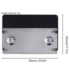 KETIPED Woodworking Edge Trimmer, Hand Planer Edge Bander for Burrs,Edge Corner Planer,Wood Chamfering Fillet Scraper,Edge Banding Cutter for PVC ABS Melamine Veneer,Deburring Tool,MG-022BK