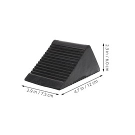 PACKOVE 3pcs Heavy Motorcycle Wheel Chocks Non- Vehicle Support Stops for Car and Truck Alignment Slopes Portable -Skid Tire Chocks for Safety